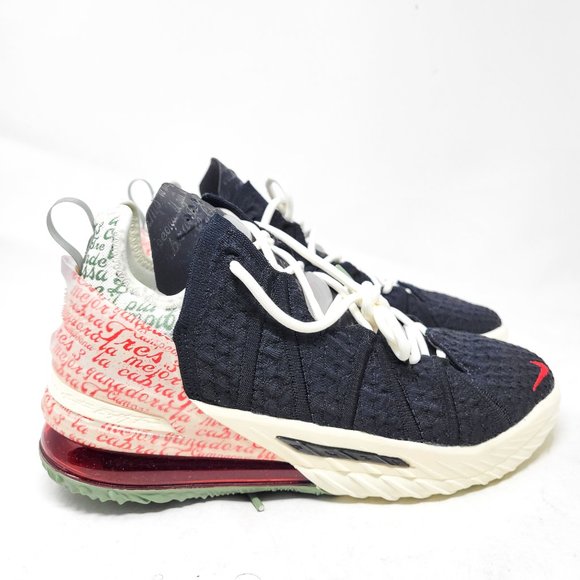 Nike Lebron 18 XVIII x Diana Taurasi GOAT CQ9283-008 Black Red Ivory Sage sz 8 - Picture 2 of 12